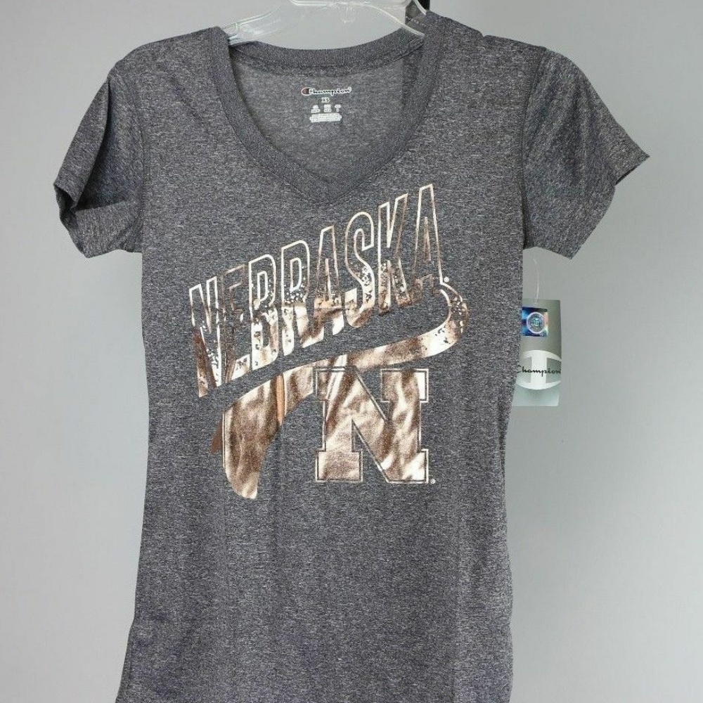 Nebraska Cornhuskers Women's V-Neck T-Shirt